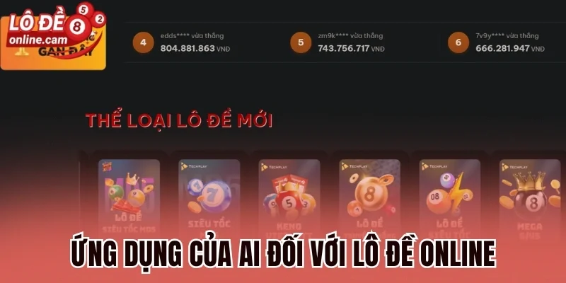 Lô Đề Online 86 Ứng dụng của AI đối với lô đề online
