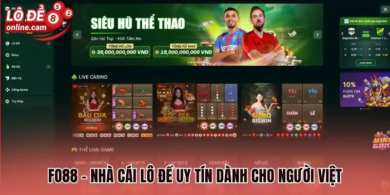 Fo88 - Nhà cái lô đề uy tín dành cho người Việt